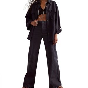 We The Free Libre Wide Leg Jeans High Rise Size 26